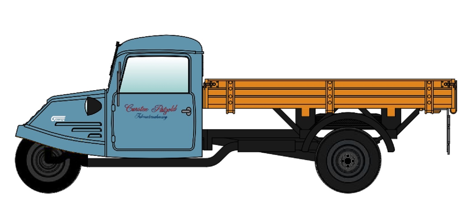 NA88019 Goliath Dreirad GD750 Pritsche