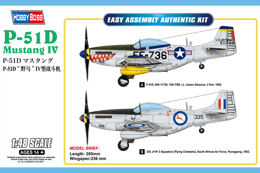 85806 P-51D Mustang IV Fighter