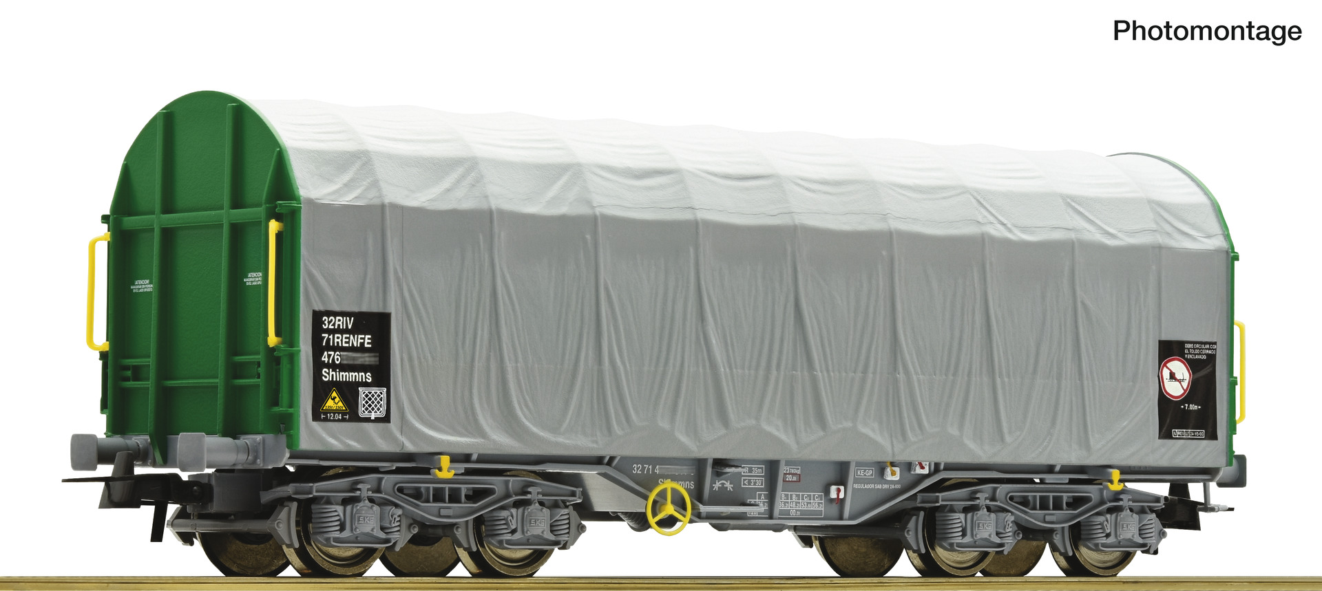 6600501 Renfe Cargas Schiebeplanenwagen Ep.5
