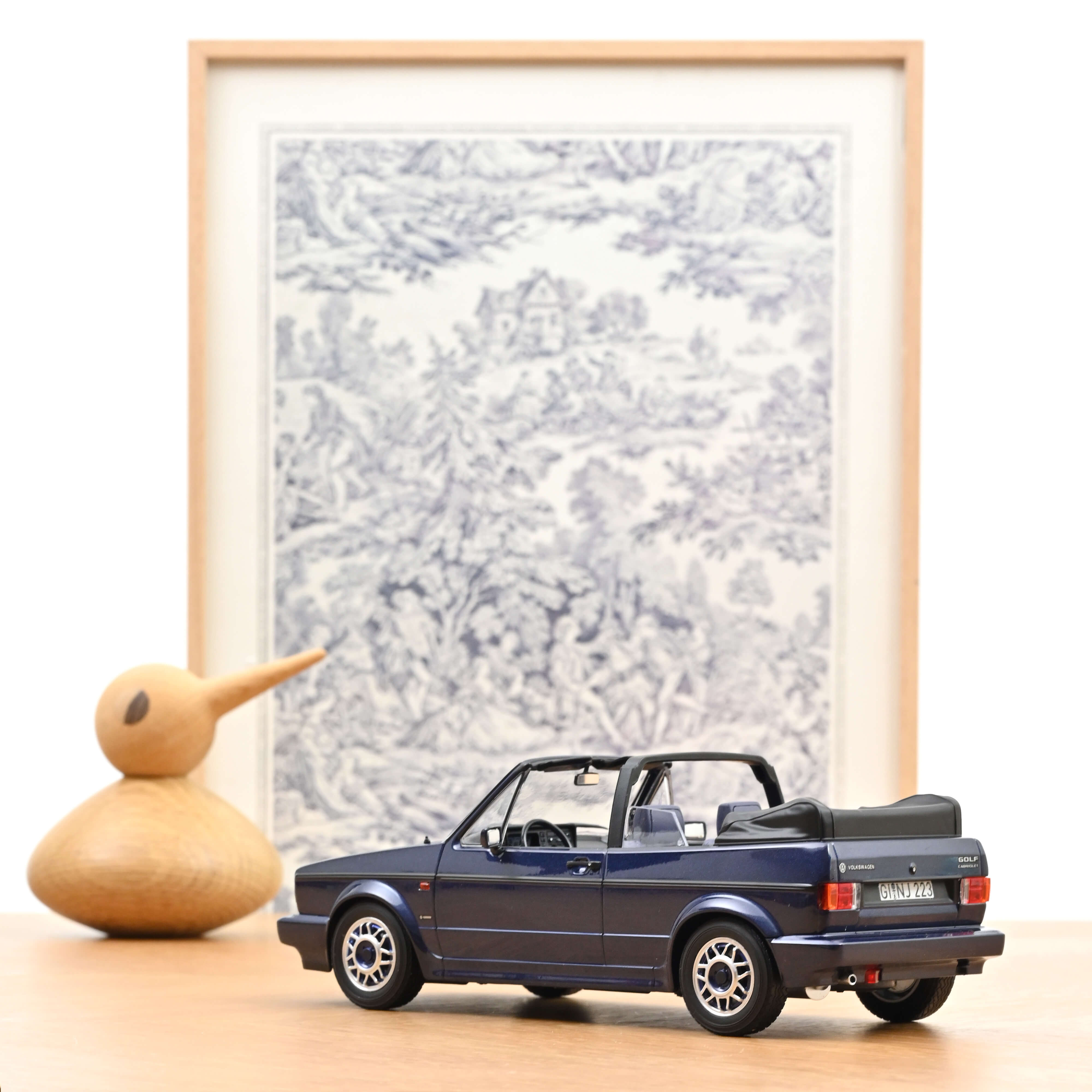 Norev 188628 VW Golf I Cabrio Quartett inca blue 1992