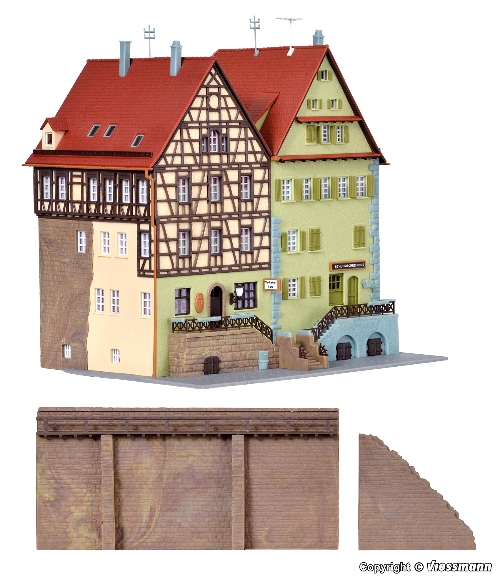 Kibri 37110 Häuser auf der Mauer Schwäbisch Hall