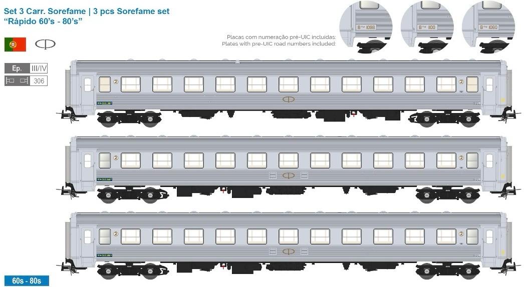 S1201 CP Personenwagen-Set 3tlg. Ep.3/4