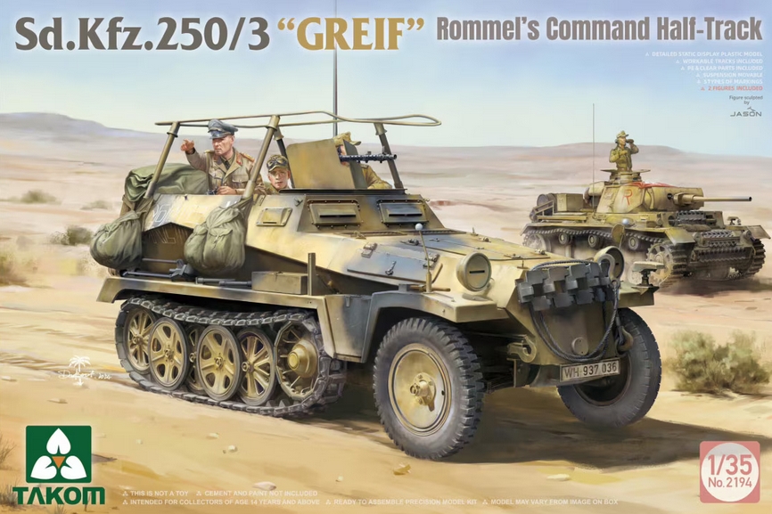 2194 Sd.Kfz. 250/3 GREIF Rommel's Half-Track