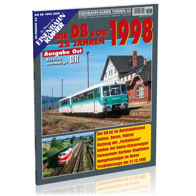 1892 DB vor 25 Jahren - 1998 Ost