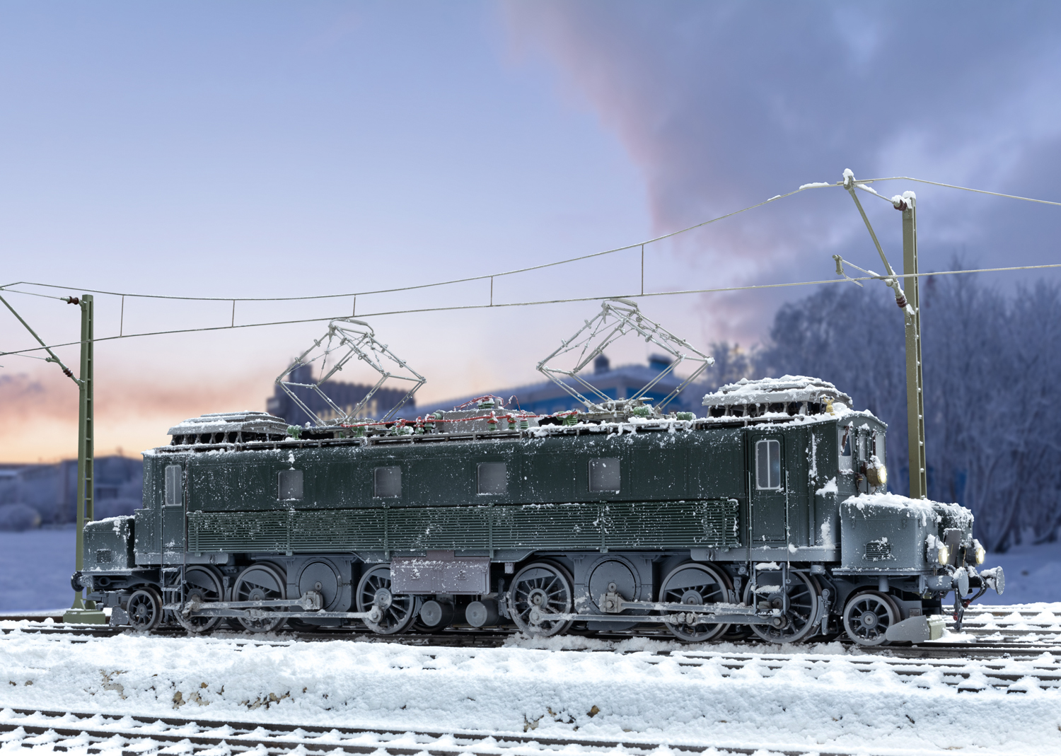 55525 SBB E-Lok Ce 6/8 I Ep.3 - verschneit