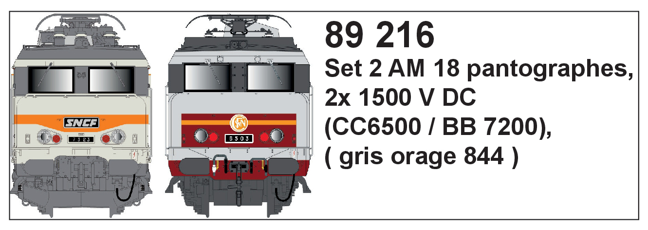 89216 Pantograph für Serie CC6500
