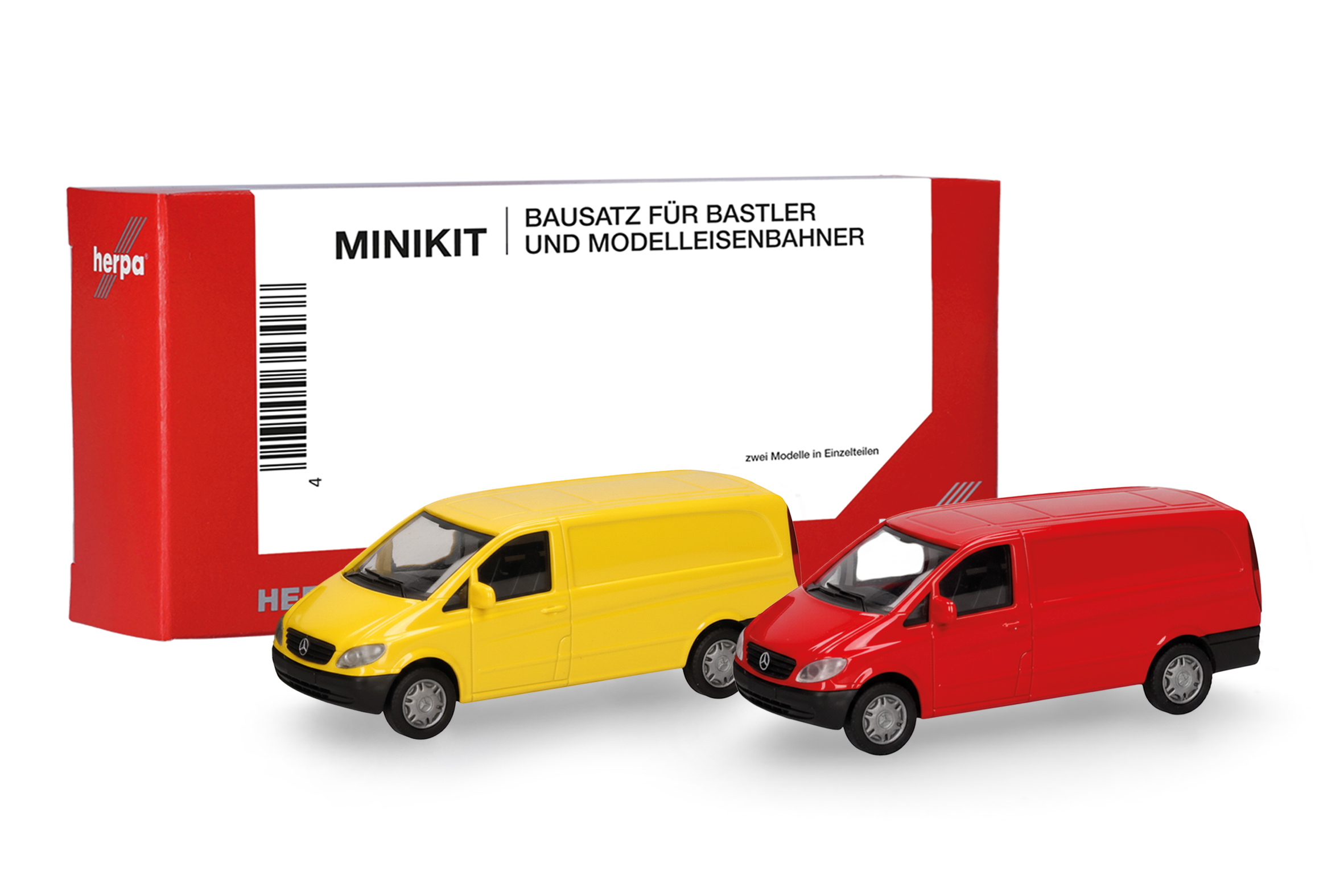 014243-002 MiniKit: MB Vito Kasten 2002 gelb/rot