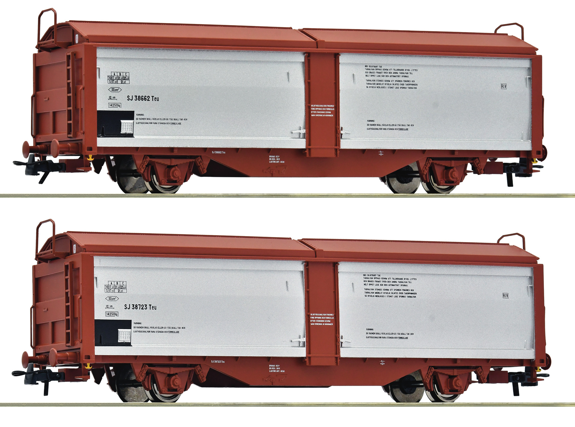 Roco 6600257 SJ Schiebed.-/Schiebewandw. Set 2t. Ep.4