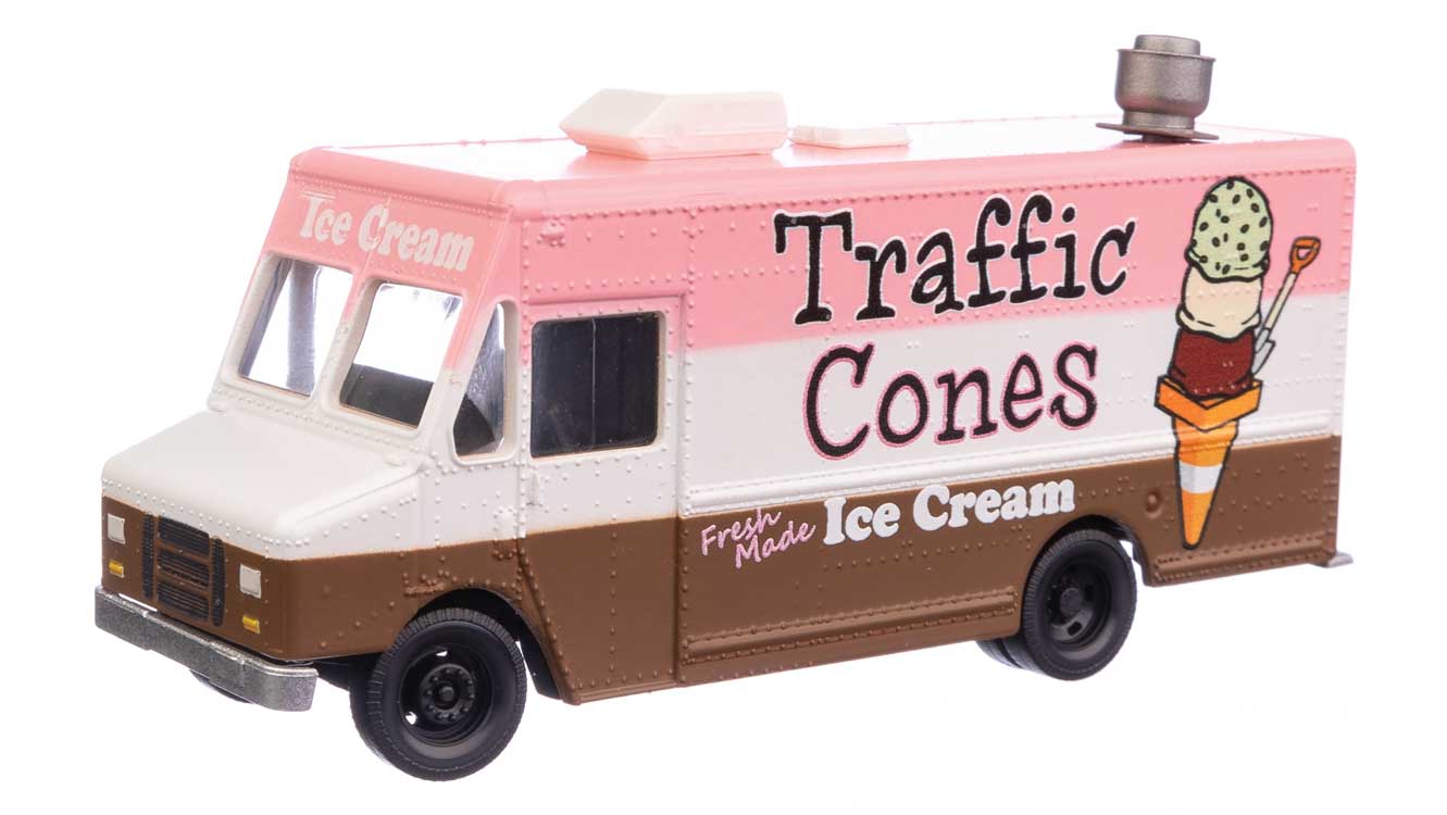 12108 Morgan Olson Route Traffic Cones Ice Cre