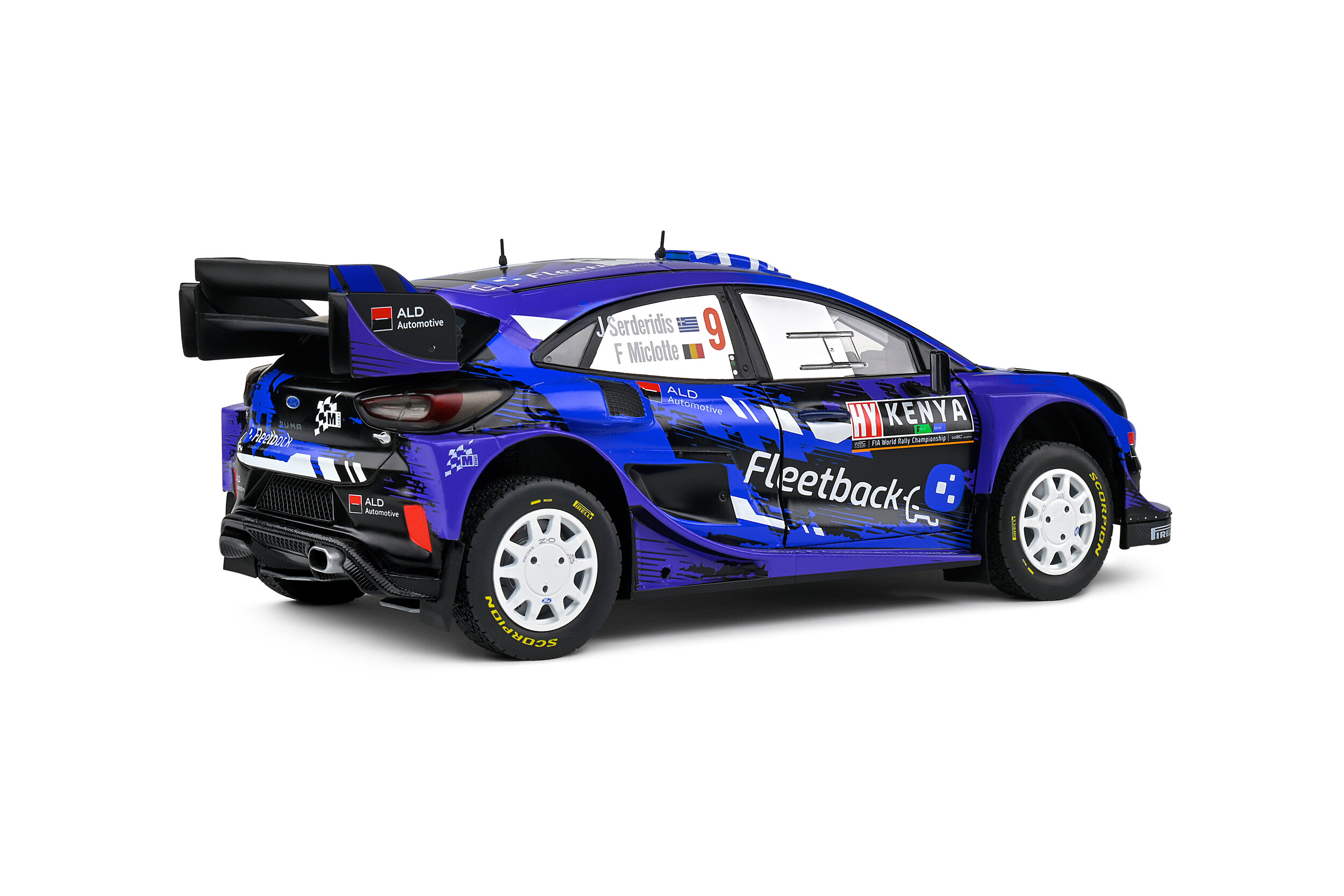 Solido S1809506 Ford Puma Rally 1 Rally Kenya '22 #9