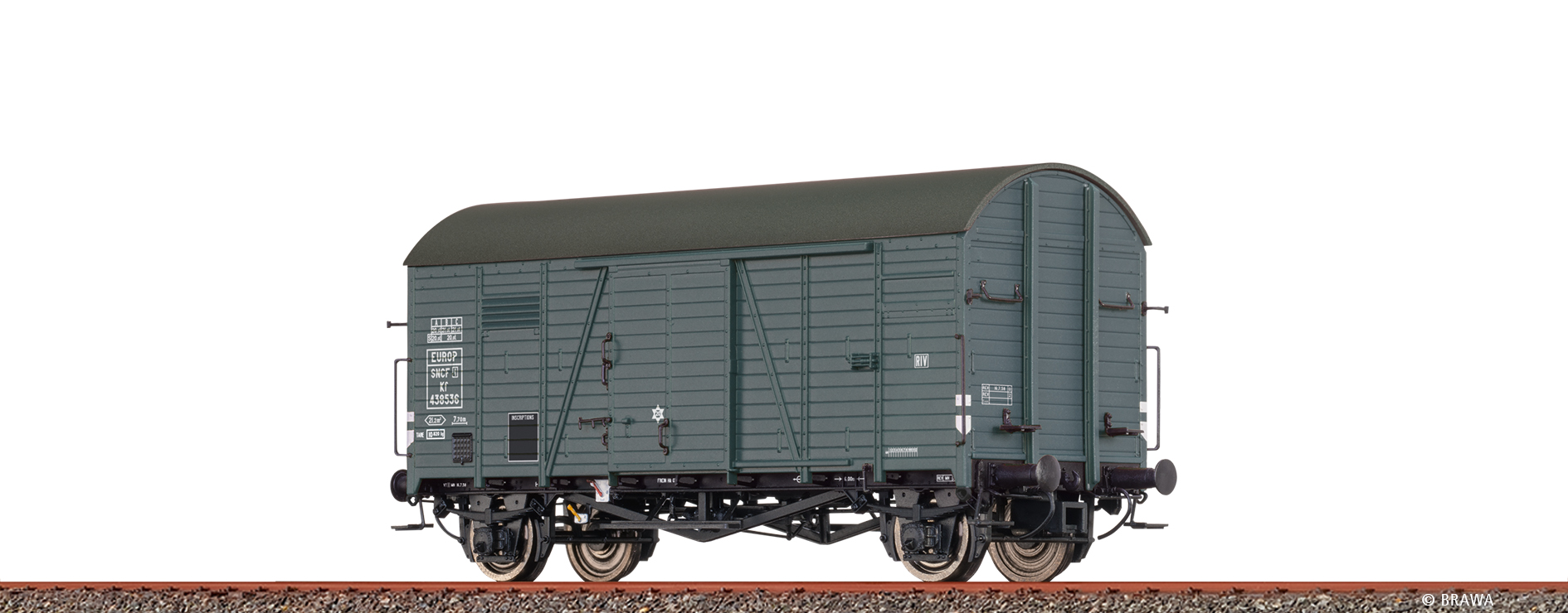50739 SNCF ged. Güterwagen Kf "EUROP" Ep.3
