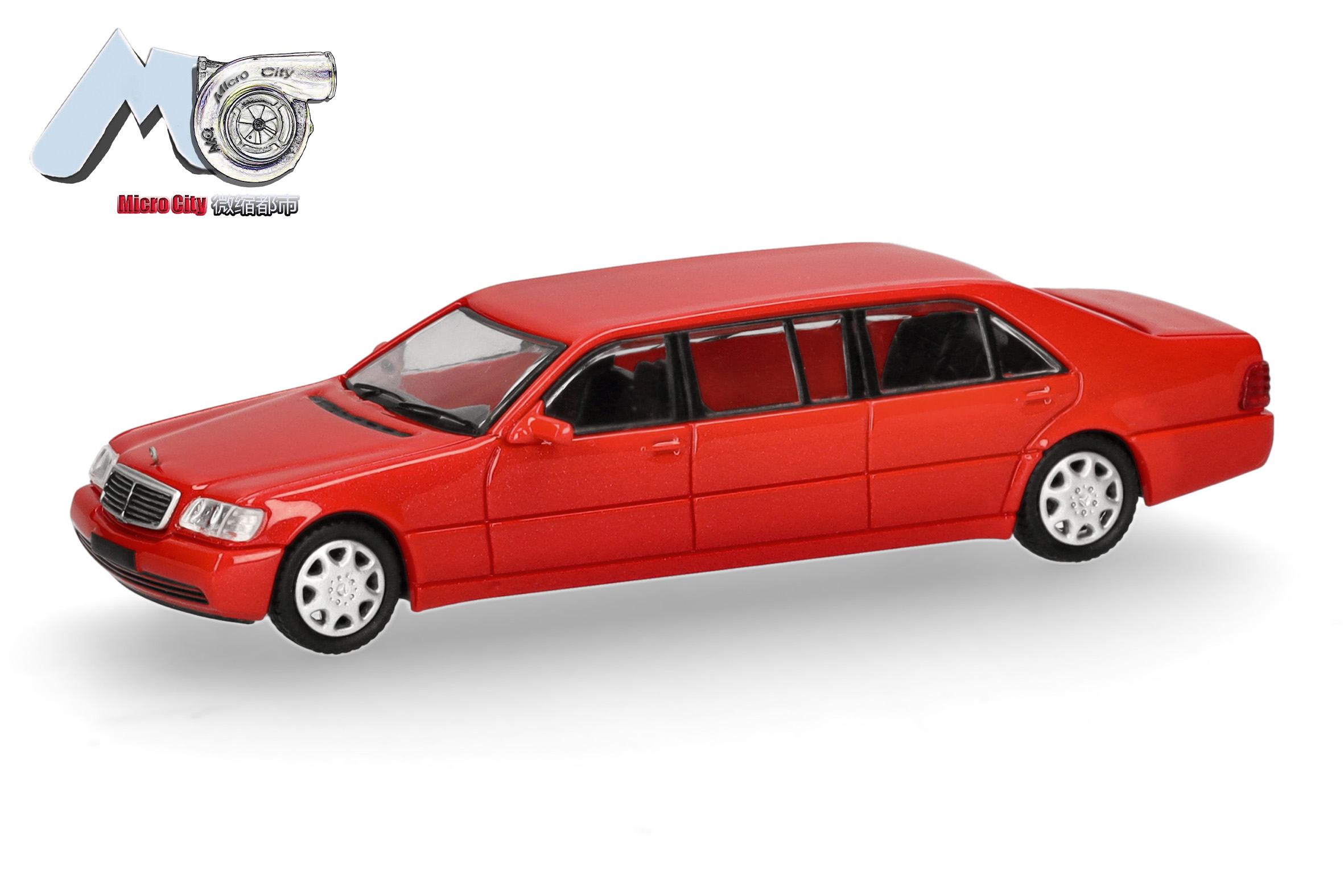 87MC000104 MicroCity: MB S600 Pullmann rot