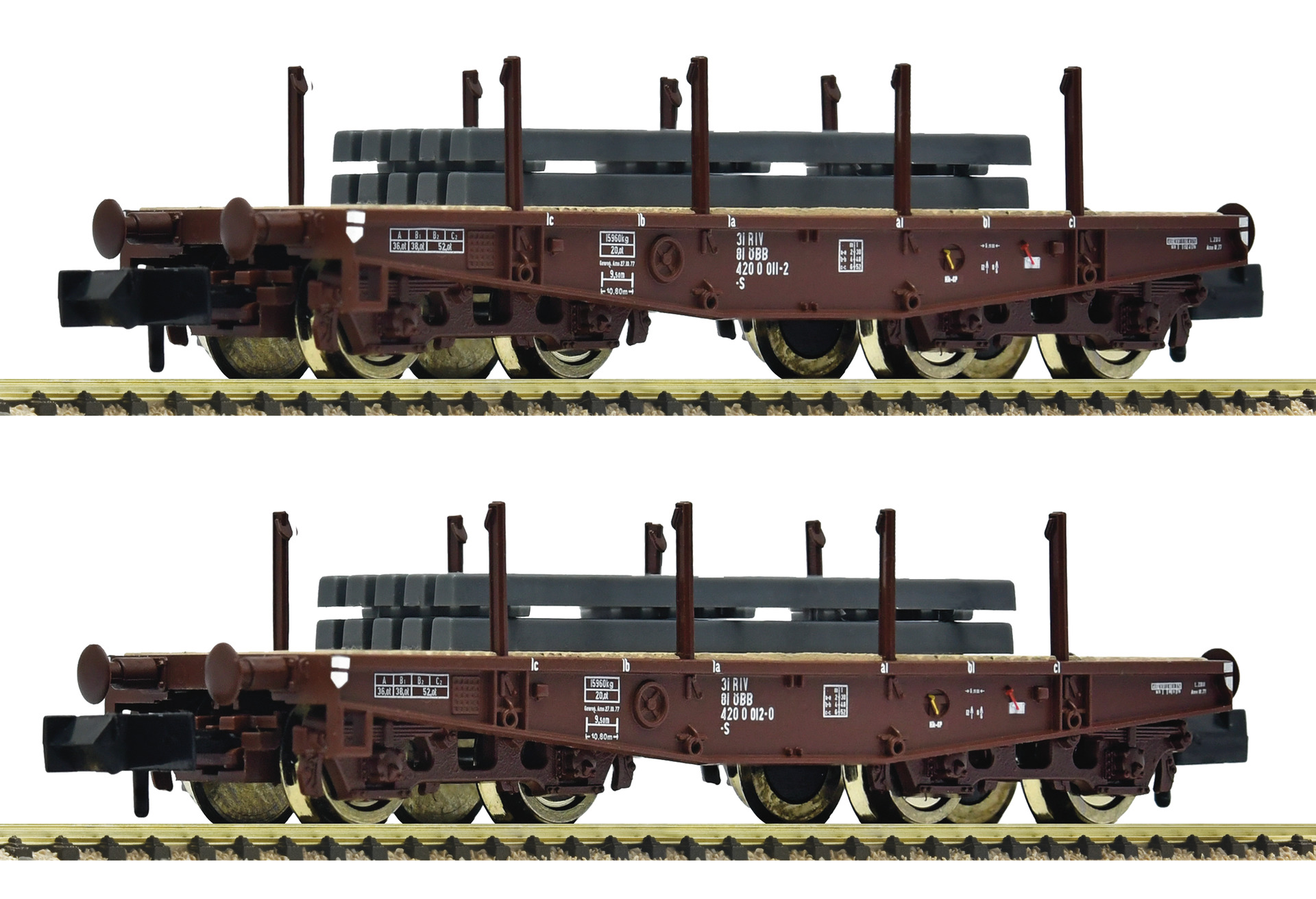 6660135 ÖBB Schwerlastwagen S Set 2tlg. Ep.4