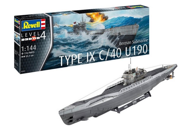 05167 German Submarine Type IX C/40 (U190)