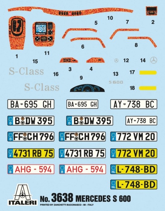 3638 MB 600S - S-Klasse
