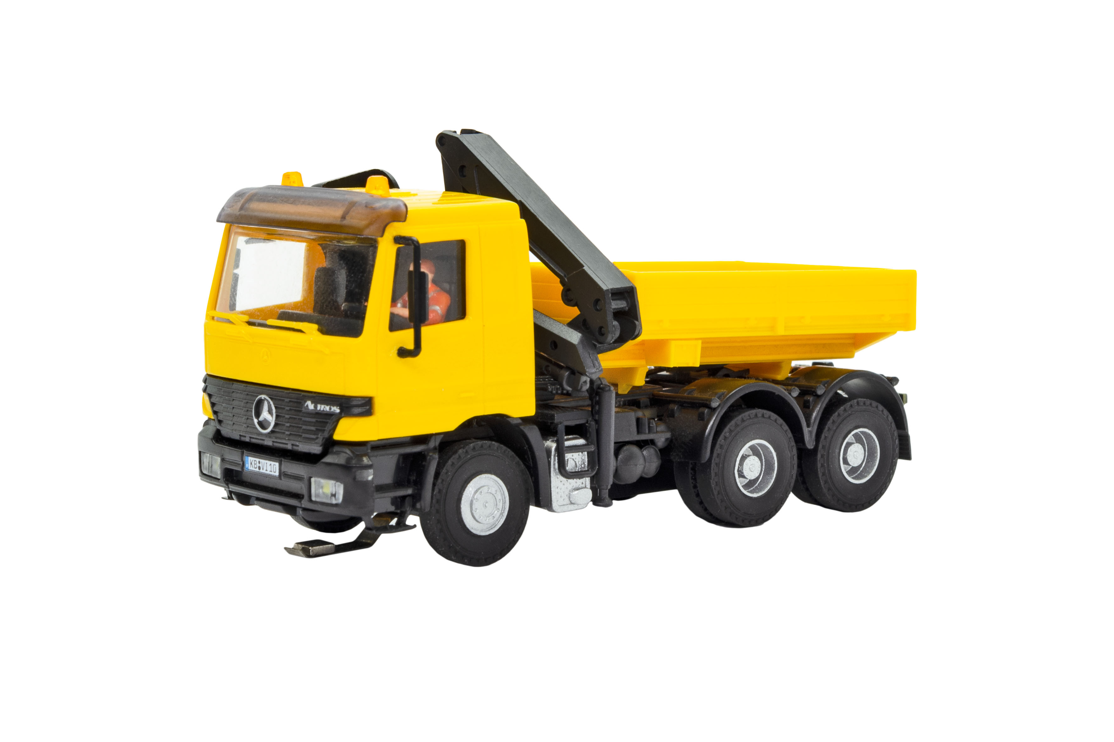 8023 CarMotion: MB Actros m.Flachpritsche