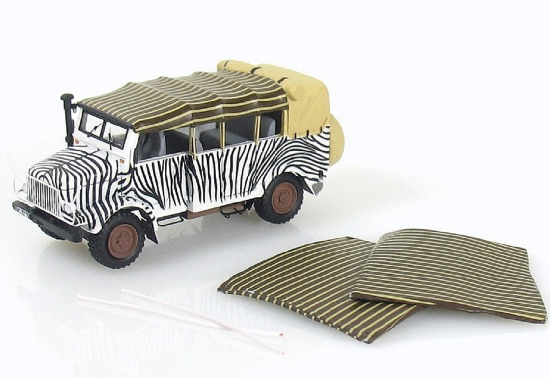 NA99019 Borgward B2000 Zebra mit Sonnensegel