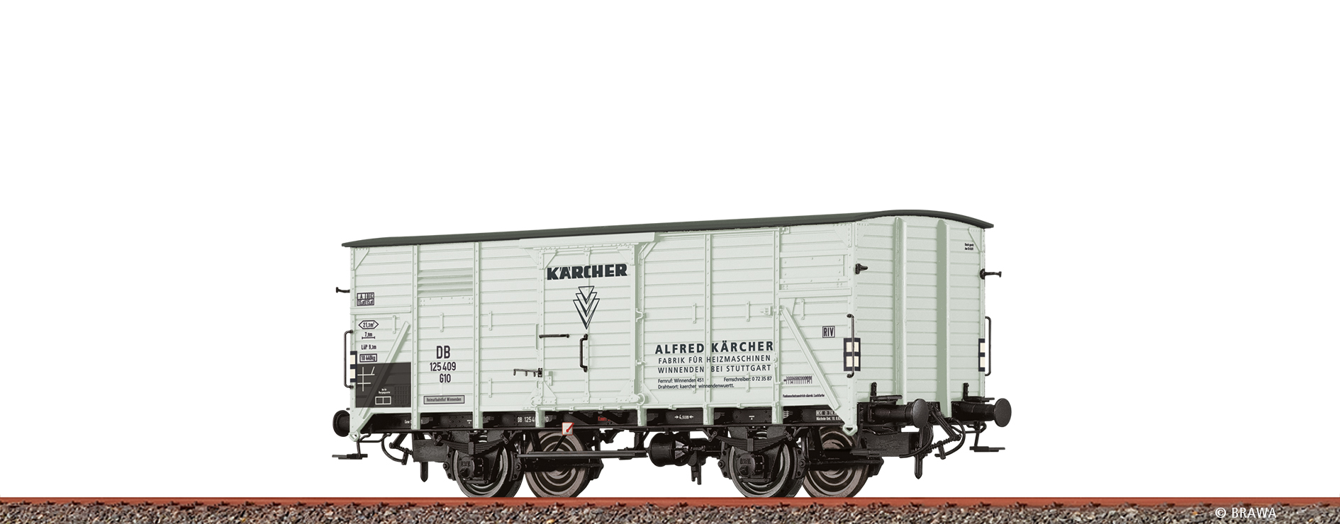 49894 DB ged. Güterwagen G10 "Kärcher"  Ep.3