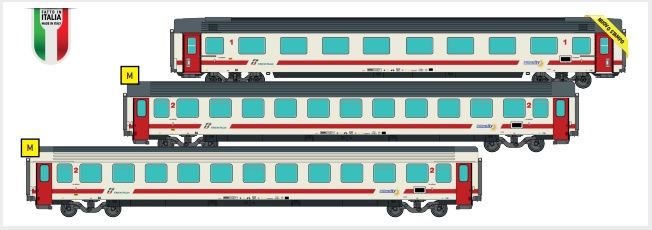 PI6171 FS IC SUN Personenwagen-Set 3-tlg. Ep.6