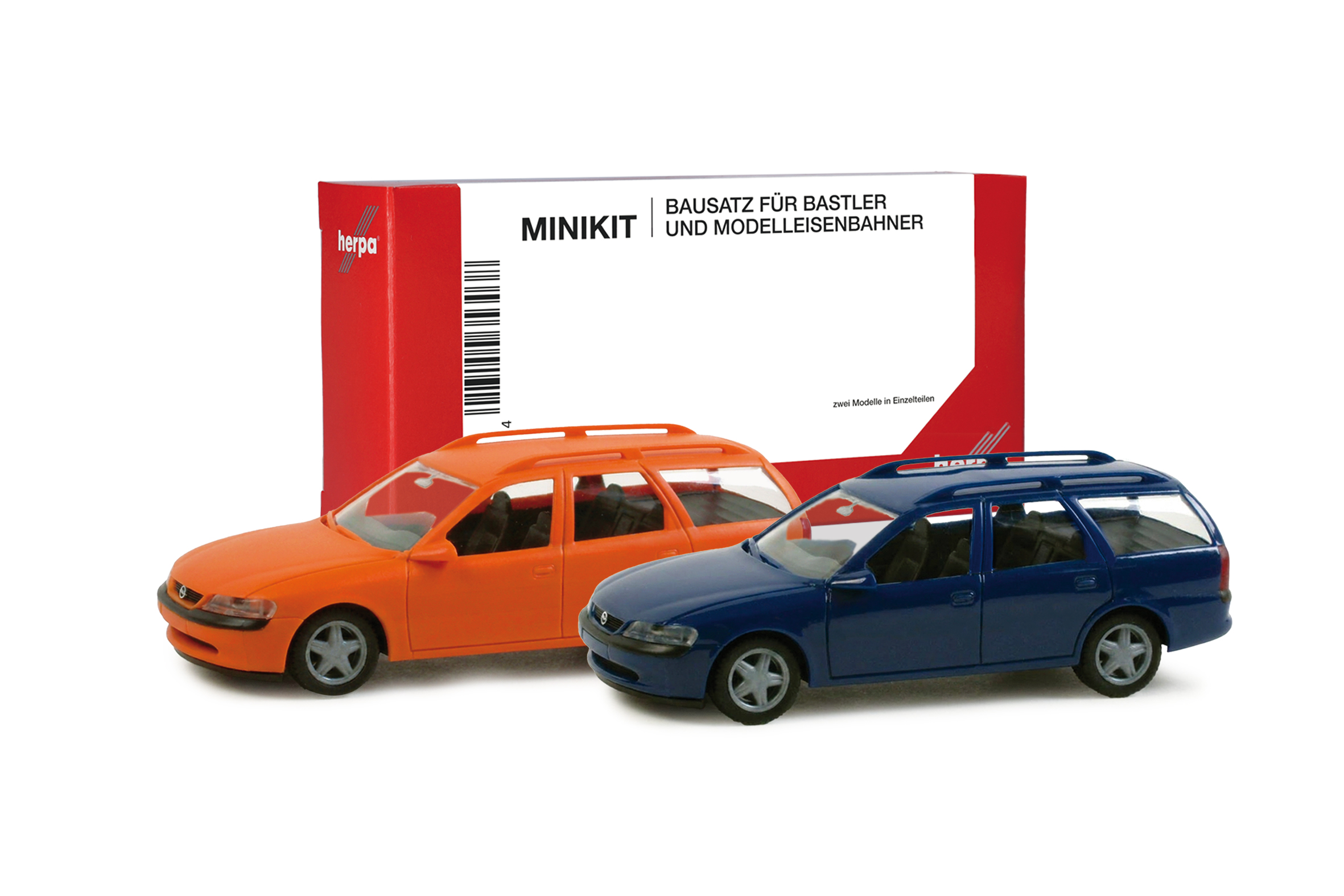 012324-004 MiniKit: Opel Vectra B Caravan orange/bl