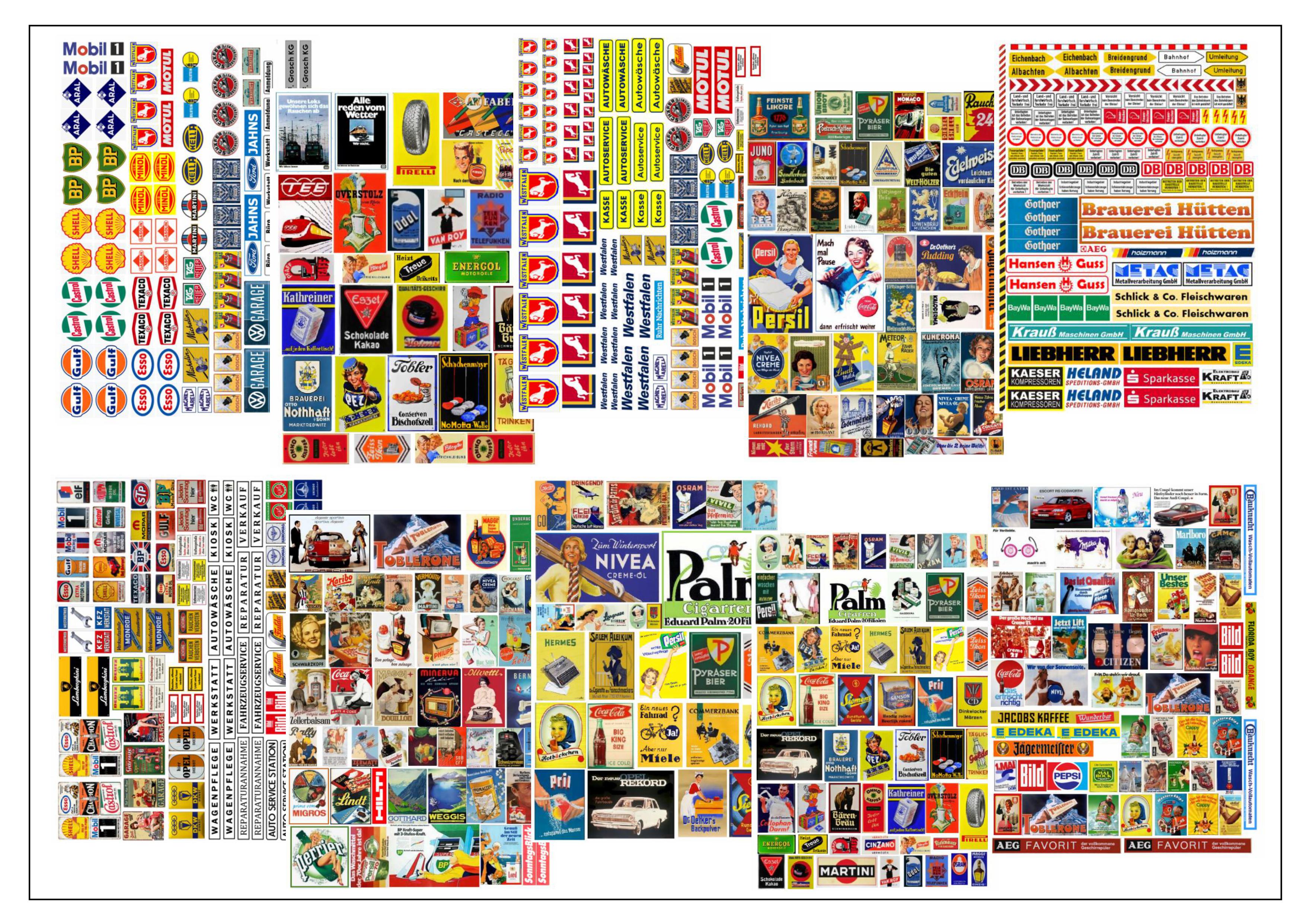 LOEWE 9044 Werbeschilder Reklametafeln etc. West