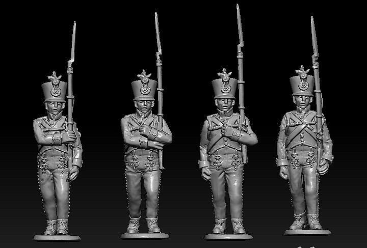 HäT - Hat Toy Soldiers 8334 Napoleonische ungarische Infanteri