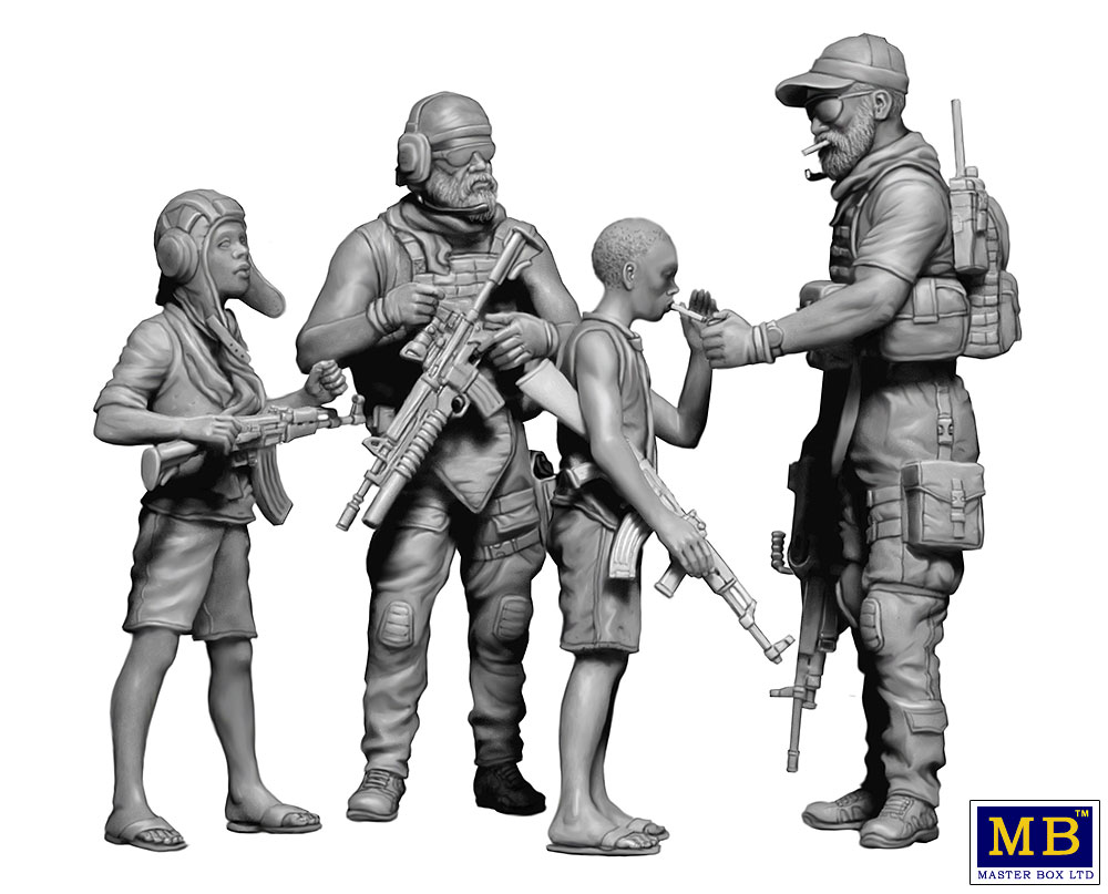 MB3520 US Rangers Normandy 1944 Figuren
