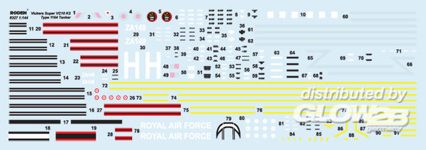 Roden 327 Vickers Super VC10 K3 Type 1164 Tanker