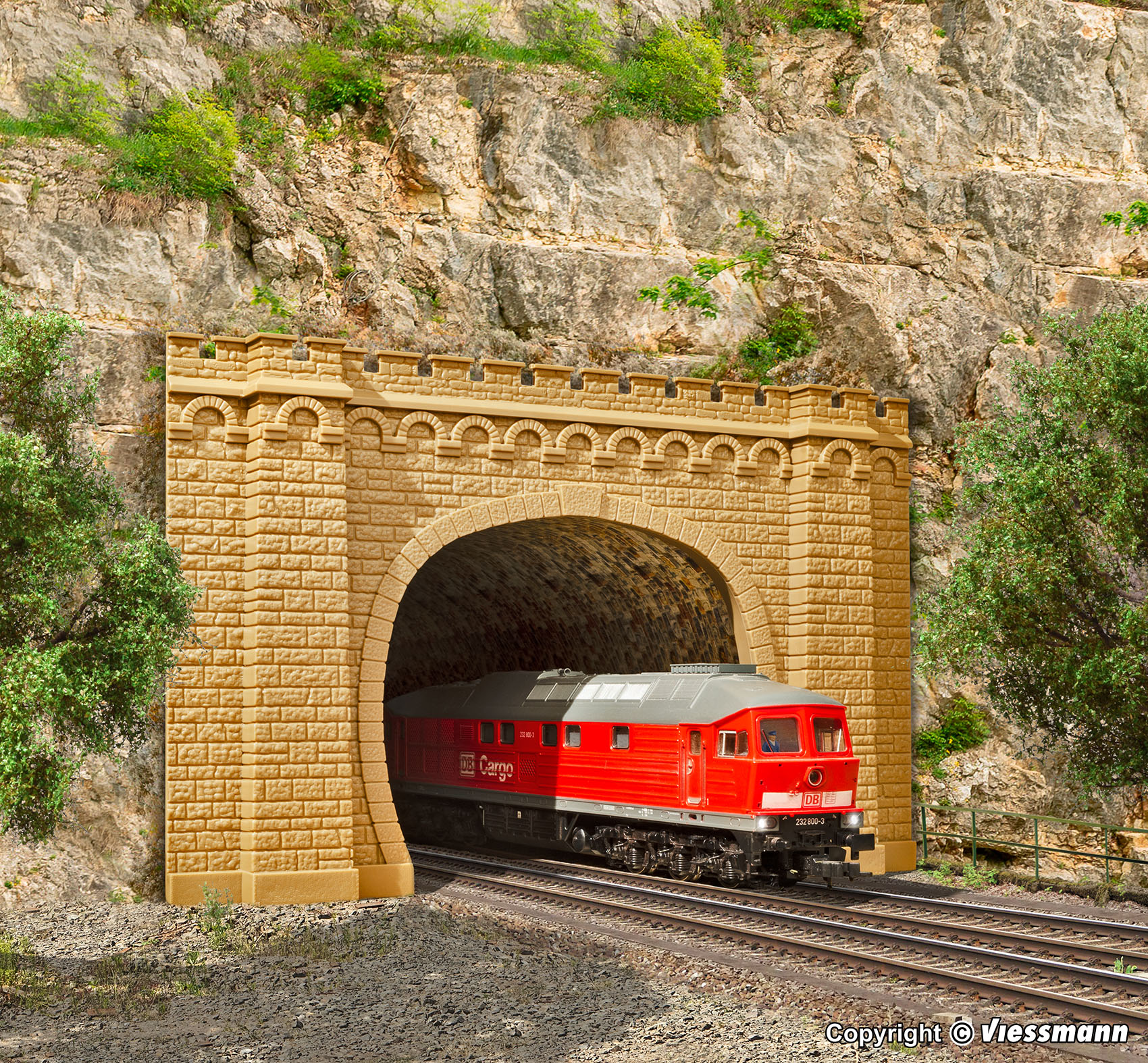 42506 Tunnelportal Moseltal 2-gleisig