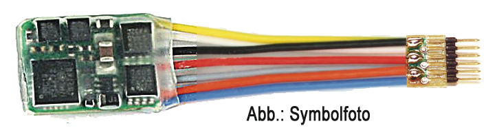 685504 6-poliger Decoder mit Stecker NEM 651