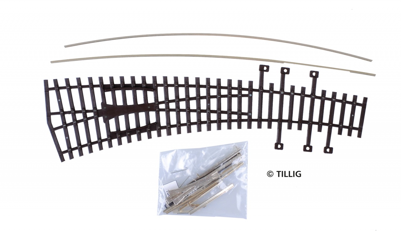 82410 Bausatz Bogenweiche links