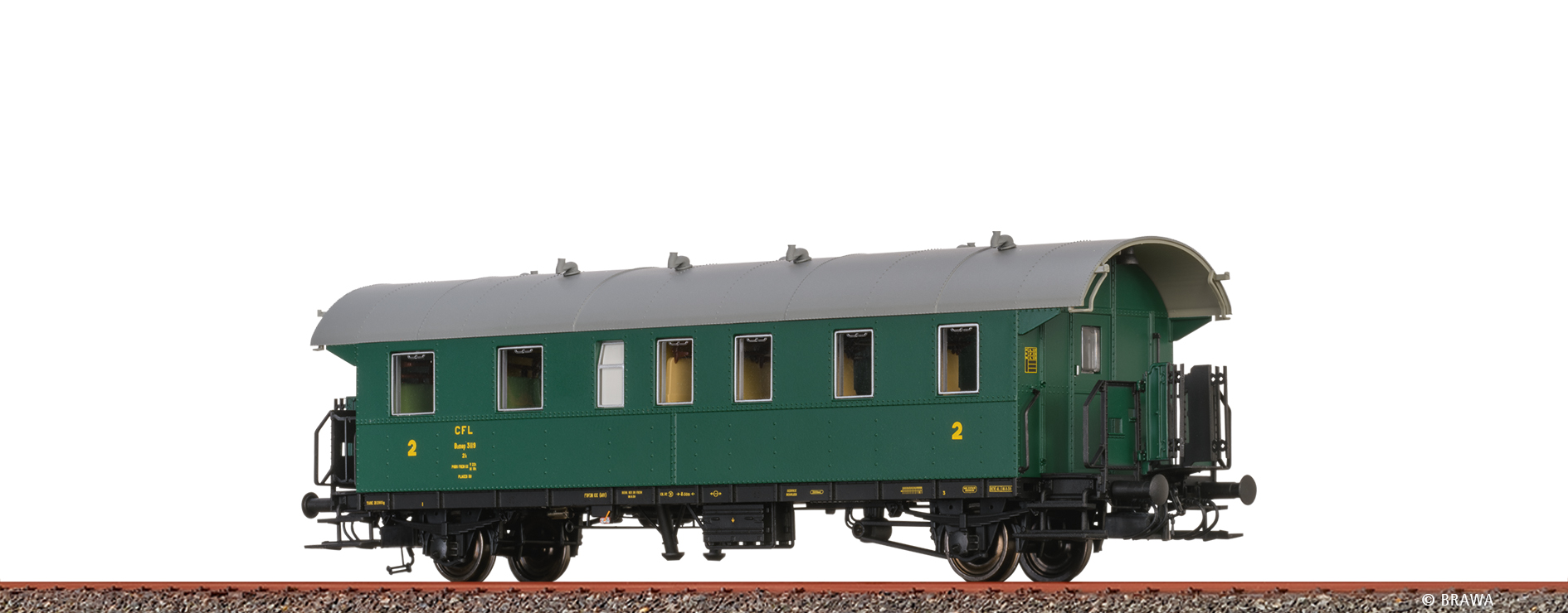46722 CFL Personenwagen 2.Kl. B2mep Ep.3