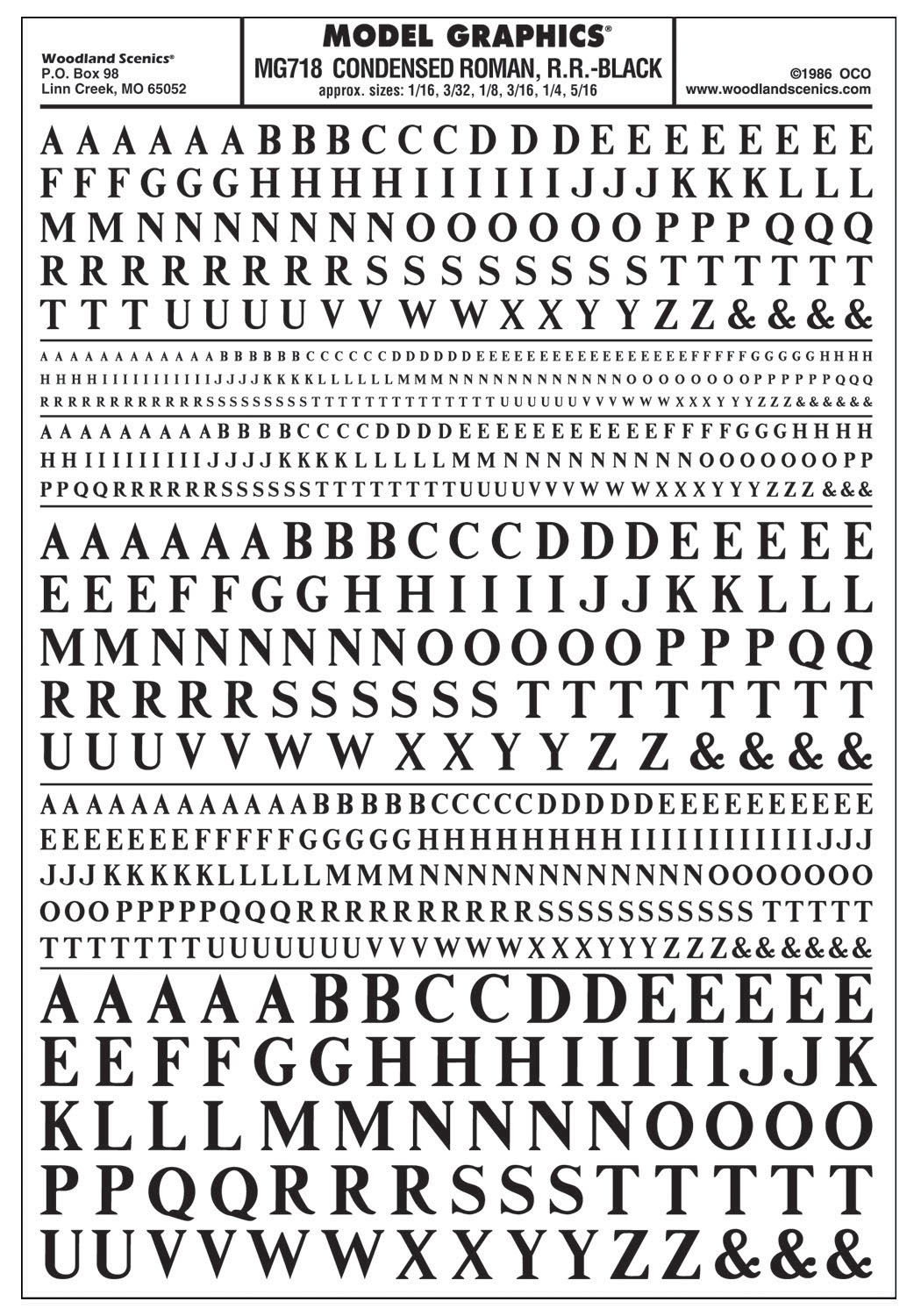 WMG718 Aufreibebuchstaben englisch, schwarz