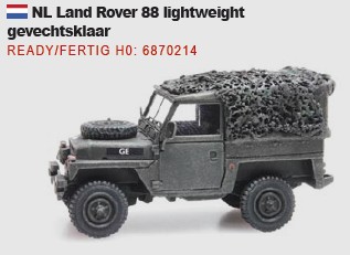 6870214 NL Land Rover 88 lightweight gevechtskl