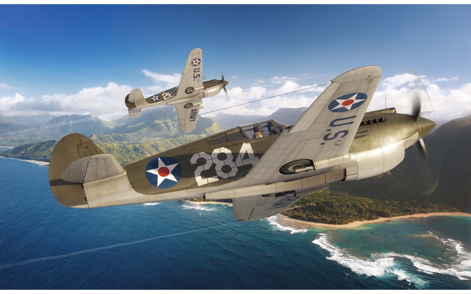 01003B Curtiss P-40B Warhawk