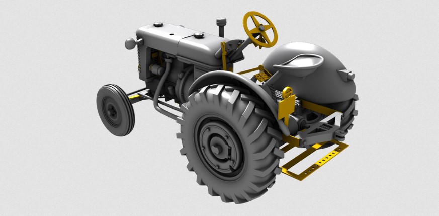 Glow2B MV129 Planet Models: Traktor Zetor 25