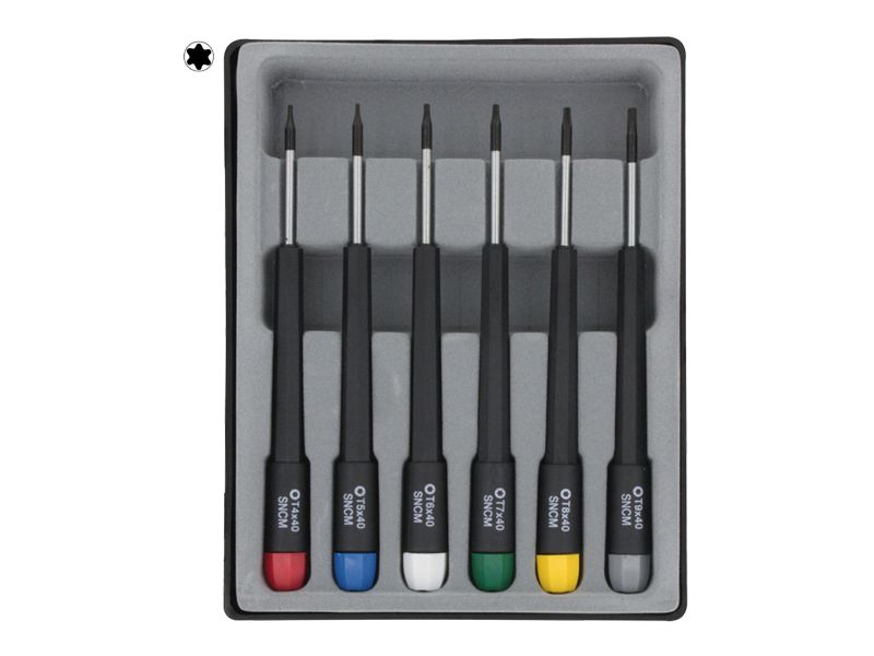 12467 Torx T-Profil Schraubendreher Set 6 tlg.
