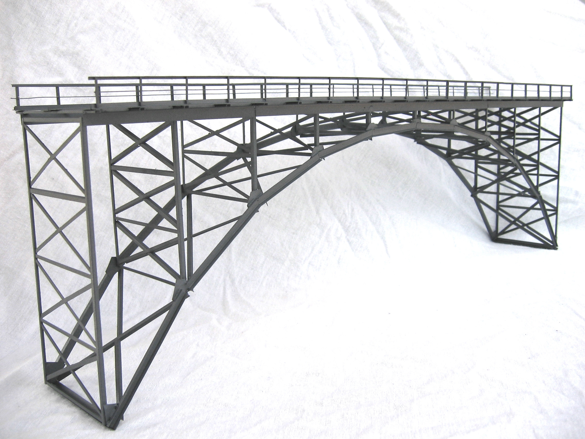 Hack HK60-2 Hochbogenbr. 60cm 2-gleisig (Knotenbl),
