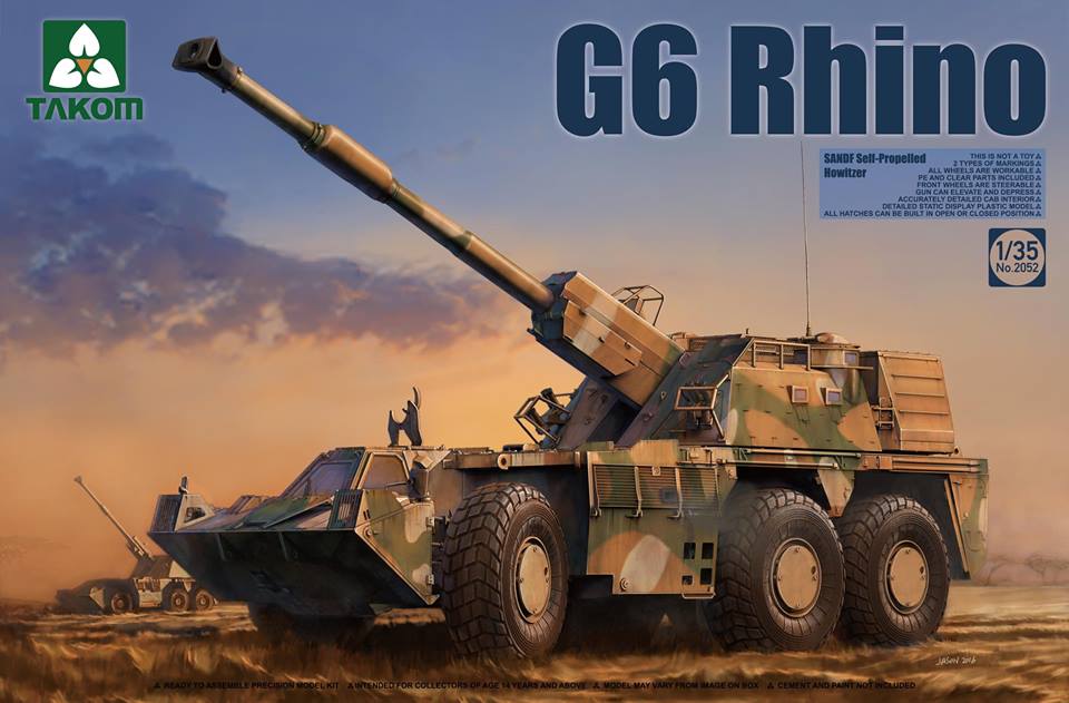 2052 G6 Rhino SANDF Self-Propelled Howitzer