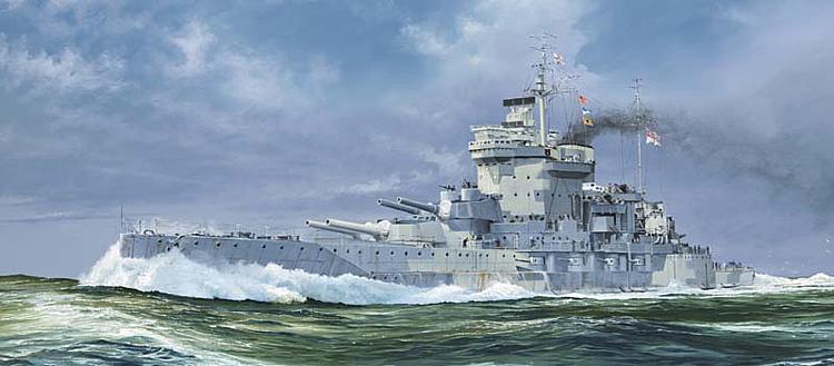 755795 HMS Warspite 1942