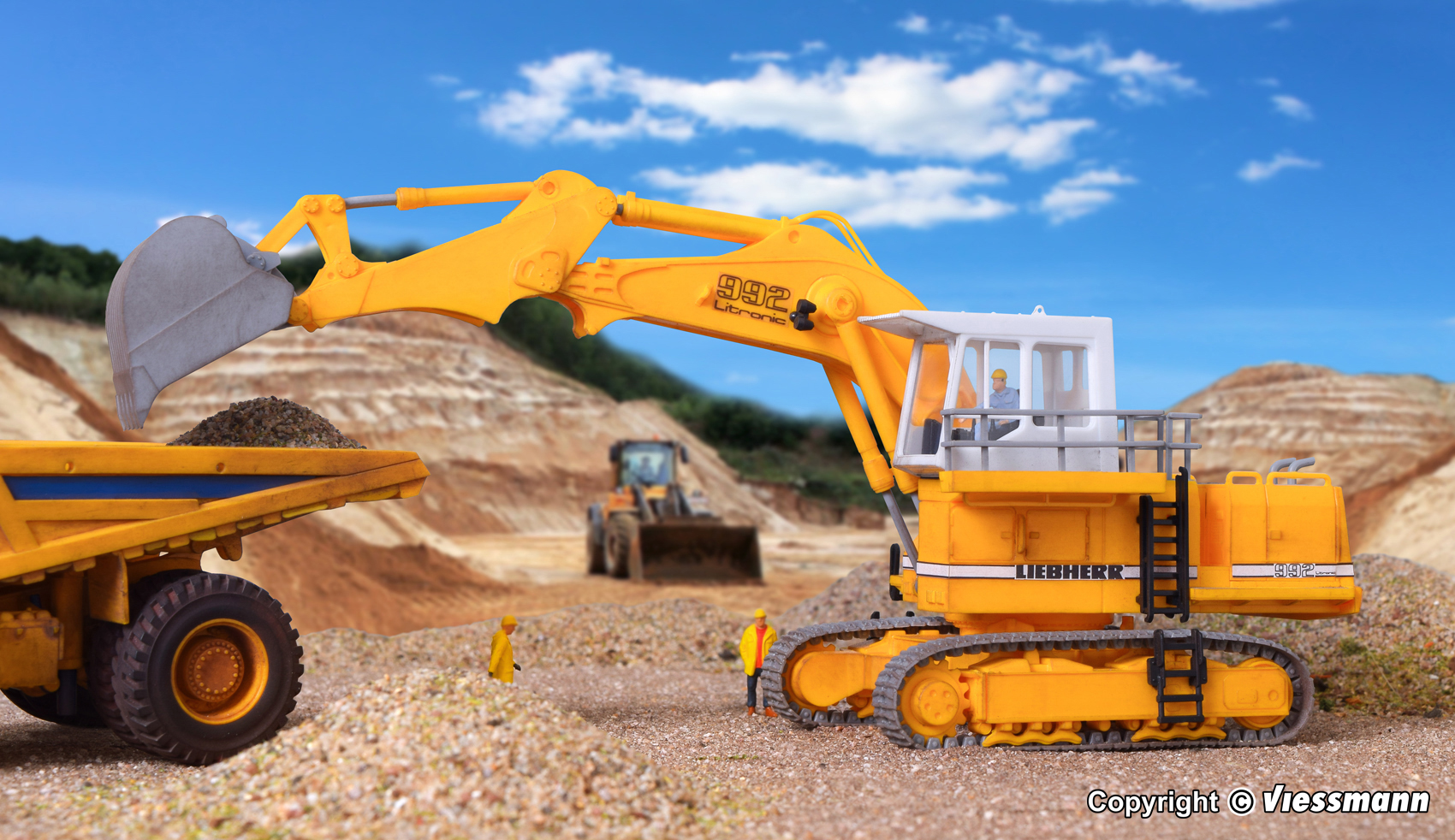 11278 Liebherr R 992 Litronic mit Tieflöffel