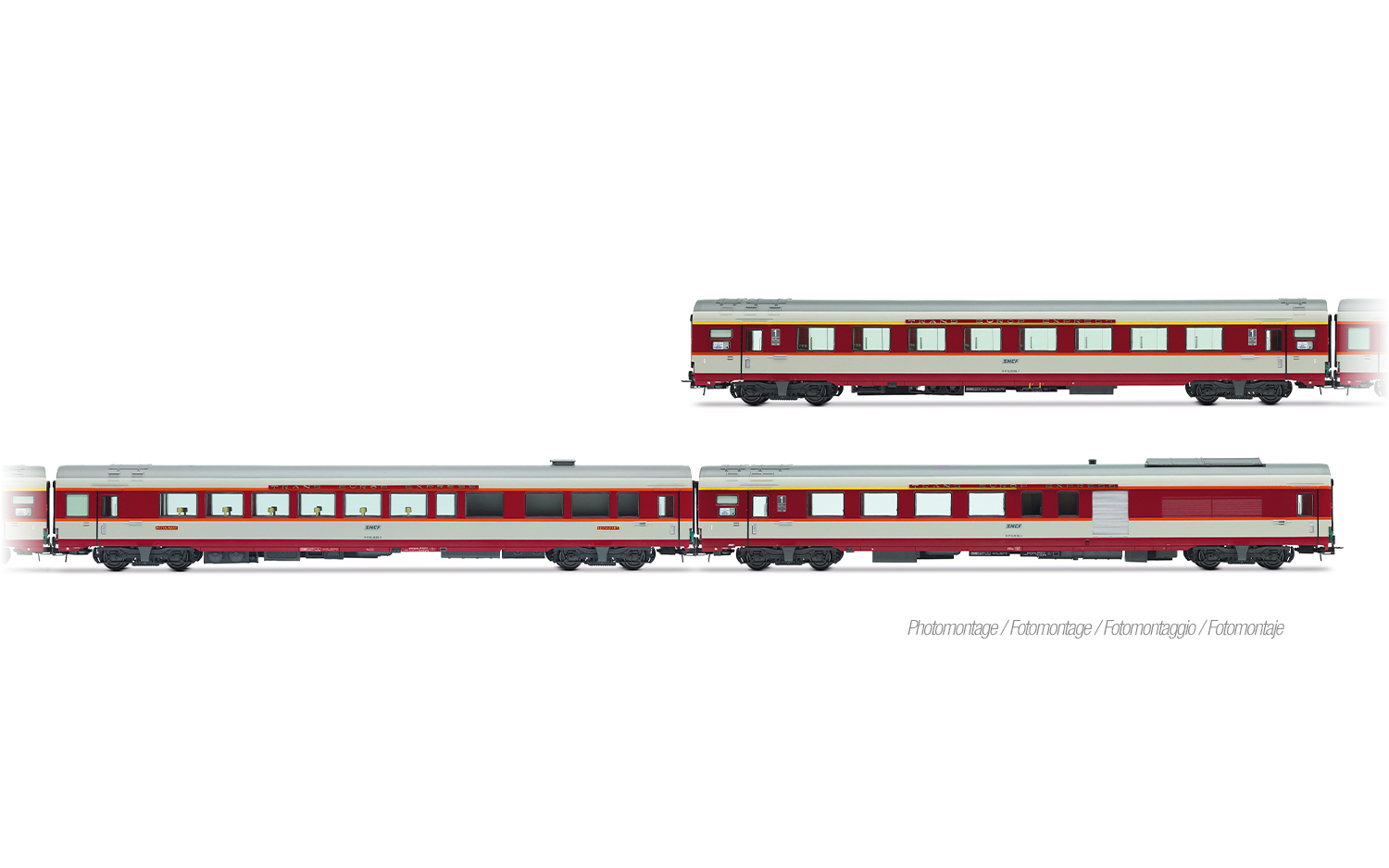 HJ4201HM SNCF Wagenset "Le Capitole" 3tlg. Ep.4