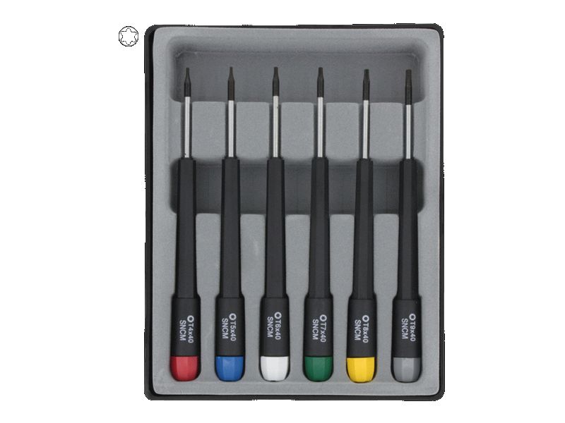 12467 Torx T-Profil Schraubendreher Set 6 tlg.