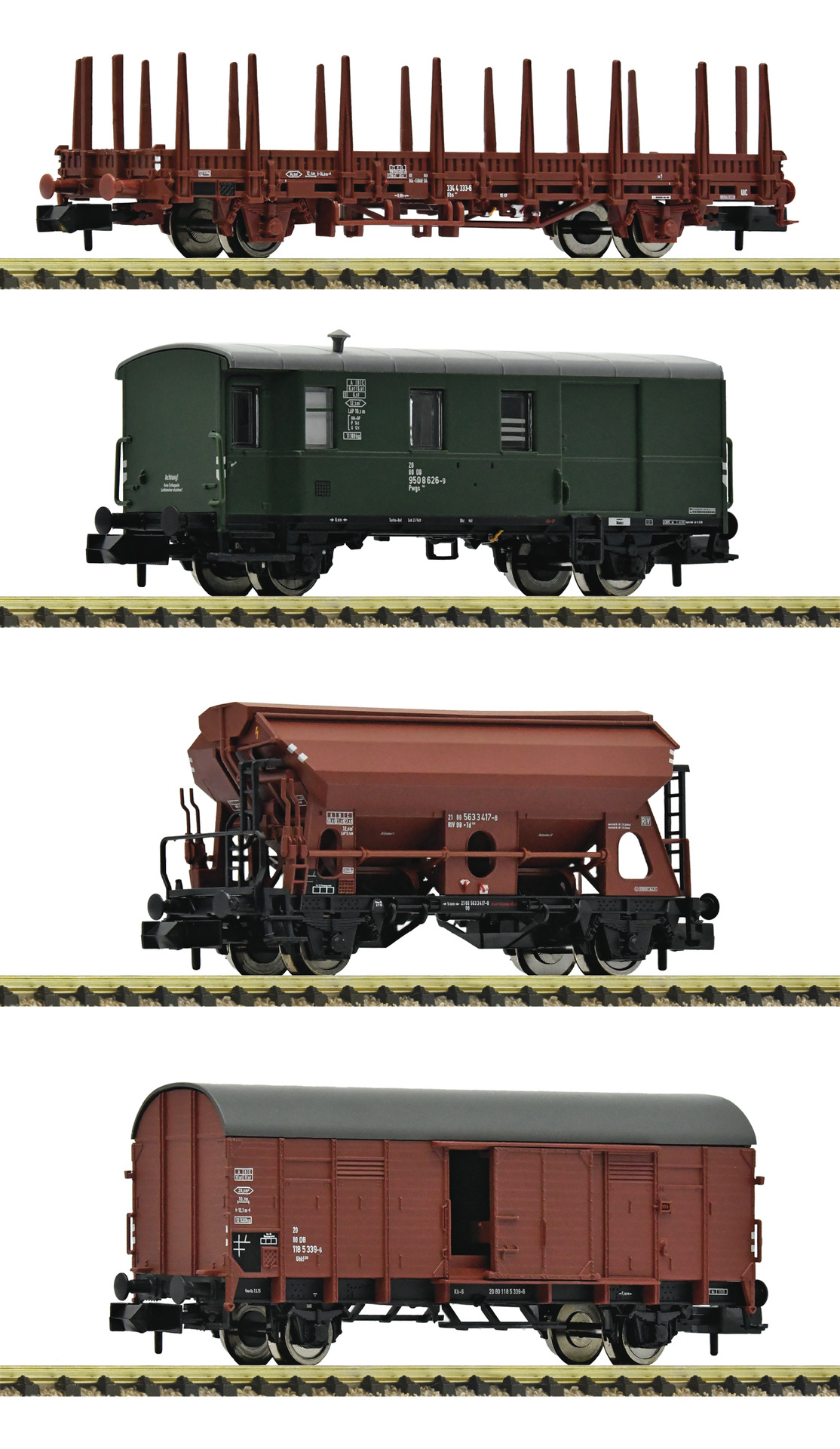 6660044 DB Güterwagen-Set 4-tlg. Ep.4