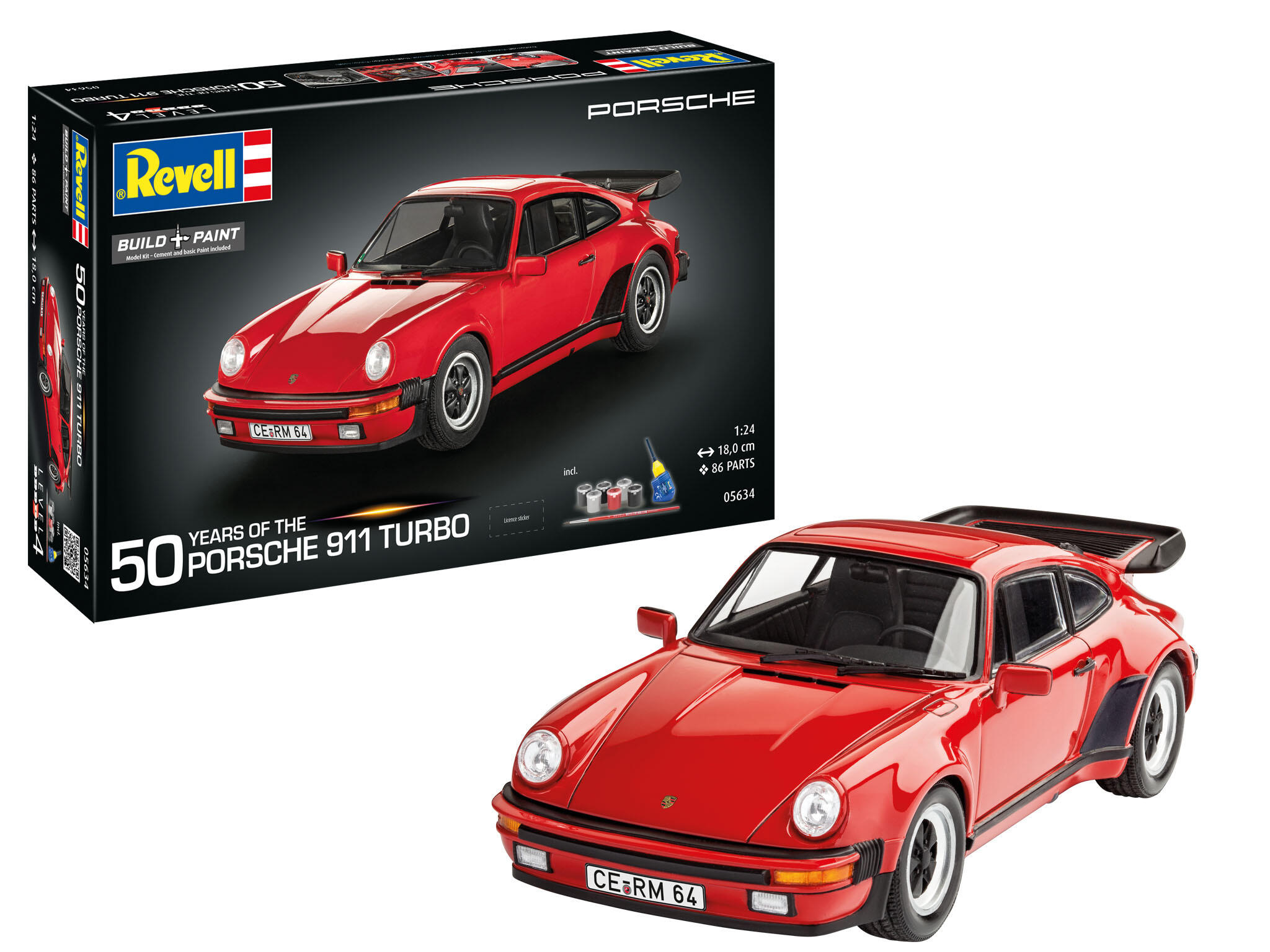 05634 Geschenkset Porsche 911 Turbo 50th Anni