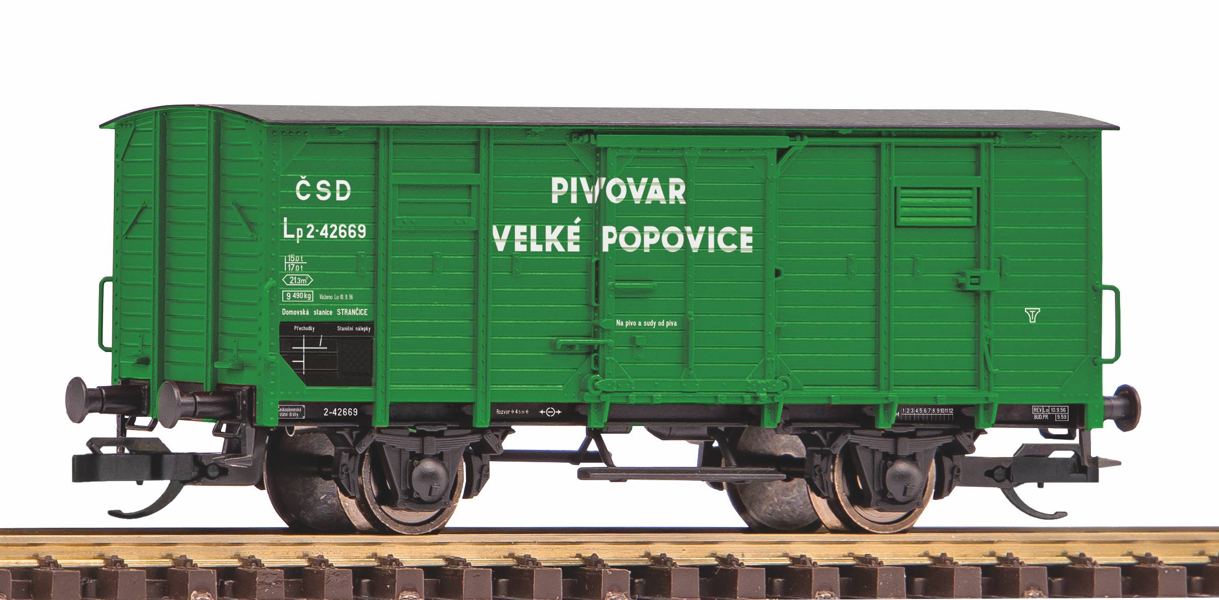 47769 CSD gedeckter Güterwagen G02 Zt Ep.3