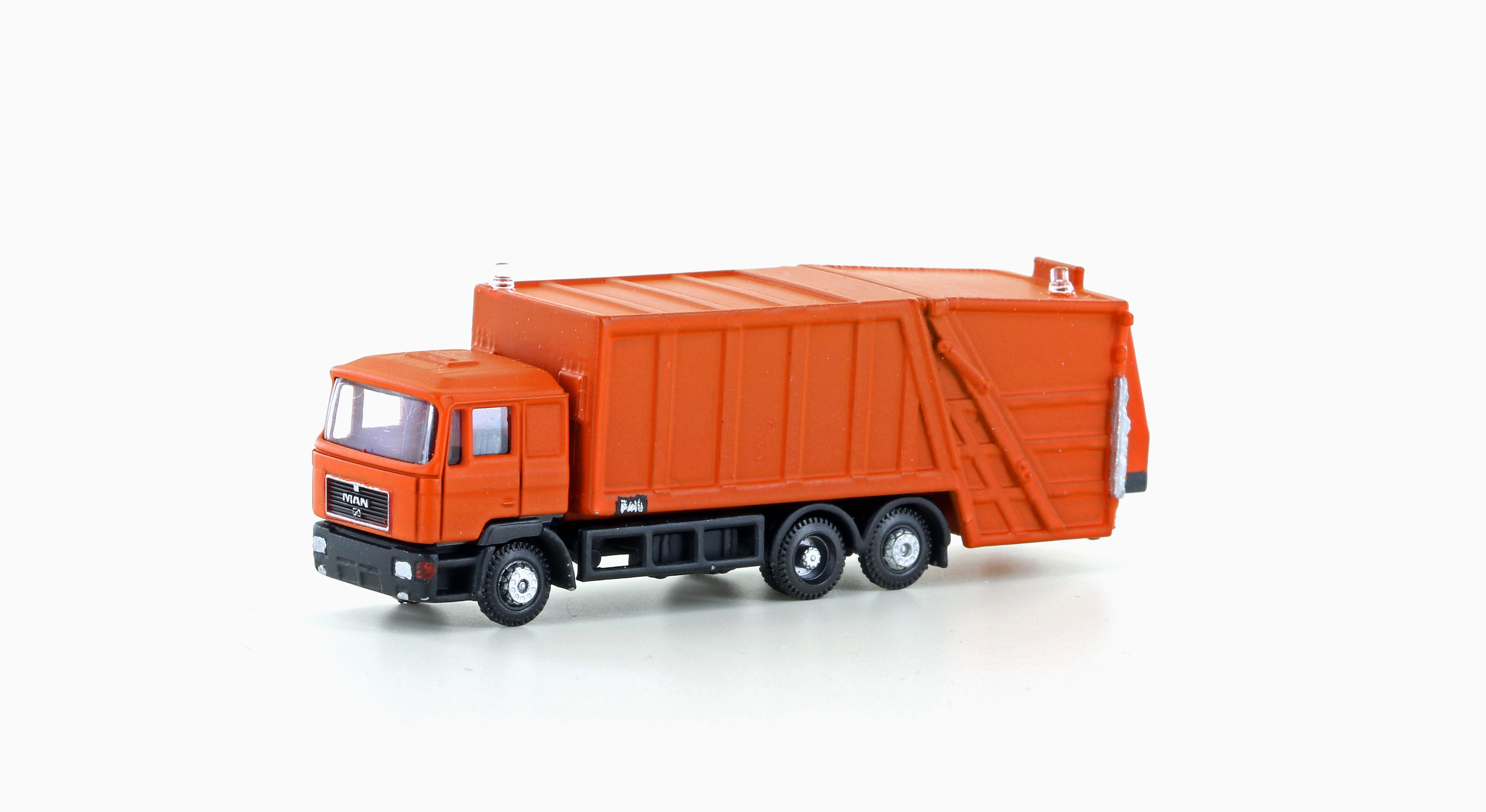 Lemke Minis 4660 MAN F90 Müllabfuhr neutral, orange