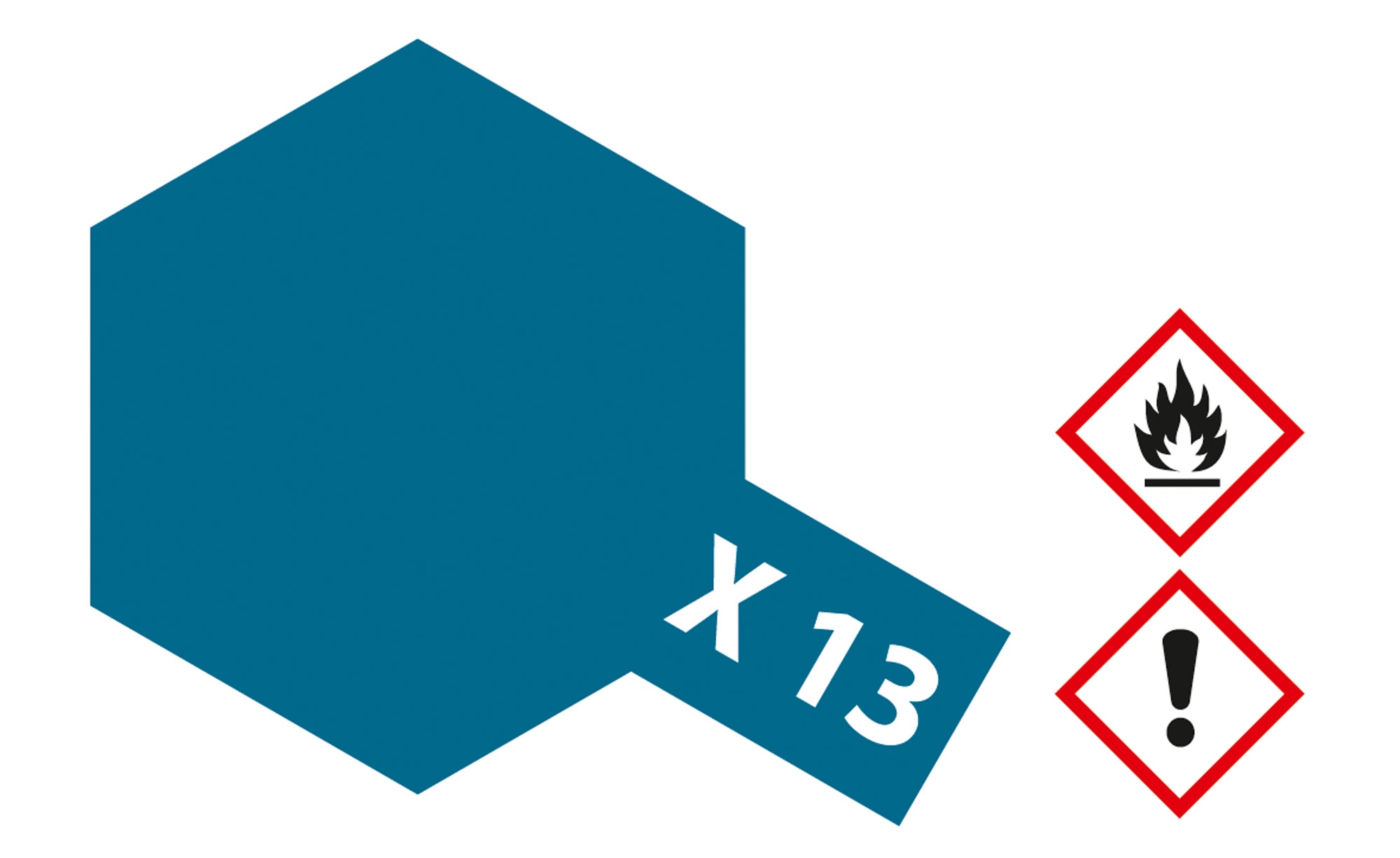 81013 X13 - Metallic-Blau glänzend 23 ml