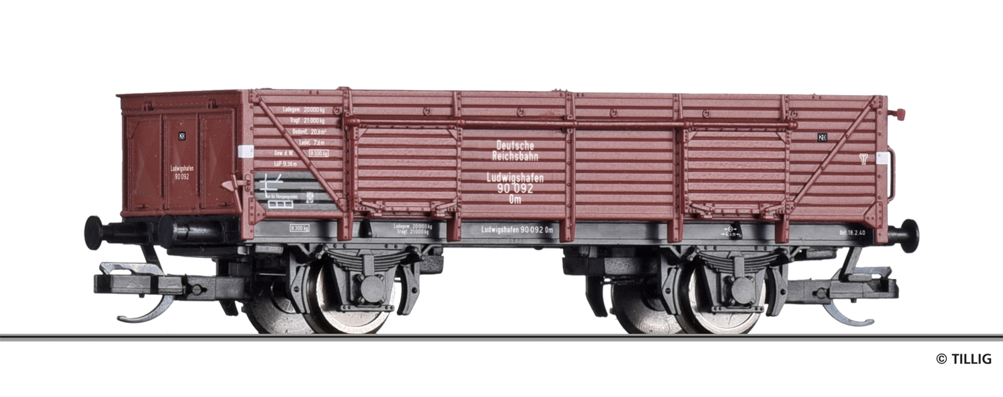 17636 DRG offener Güterwagen Om Ludwigsh. Ep.2
