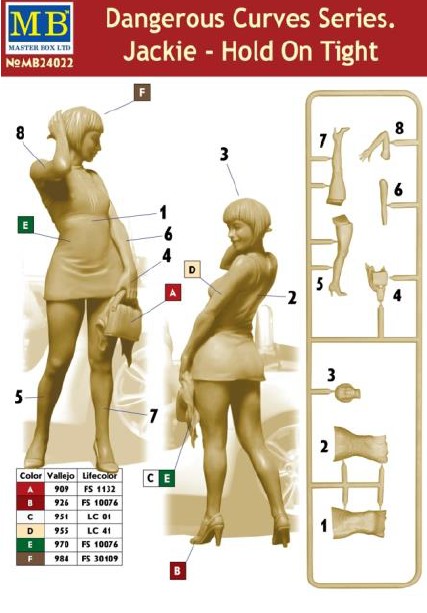 Master Box Ltd. MB24022 Dangerous Curves, Jackie - Hold On Tight